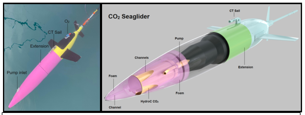CO2 and ocean acidification diagram